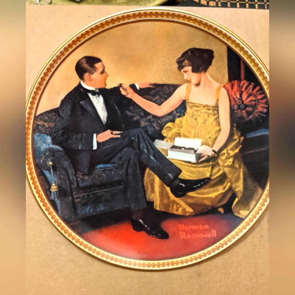 Norman Rockwell collector plate by Knowles